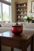 Crimson Chrome Resin Jar